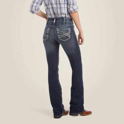 ARIAT - Jeans R.E.A.L. Mid Rise Stretch Entwined Boot Cut