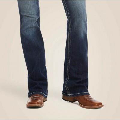 ARIAT - Jeans R.E.A.L. Mid Rise Stretch Entwined Boot Cut