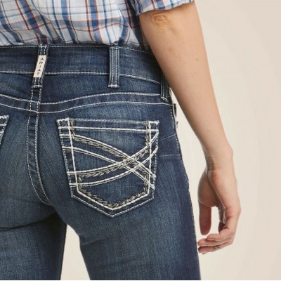 ARIAT - Jeans R.E.A.L. Mid Rise Stretch Entwined Boot Cut