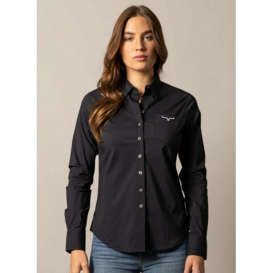 KIMES RANCH - Chemise KR Team - Noir