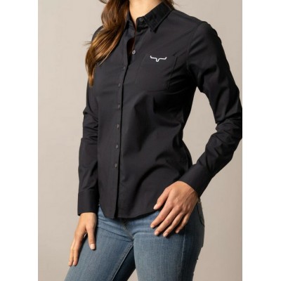 KIMES RANCH - Chemise KR Team - Noir