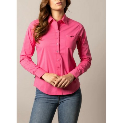 KIMES RANCH - Chemise KR Team - Rose