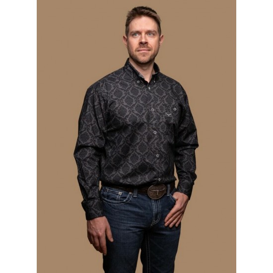 RANCH BRAND - Chemise pour Homme - Damascus Noir