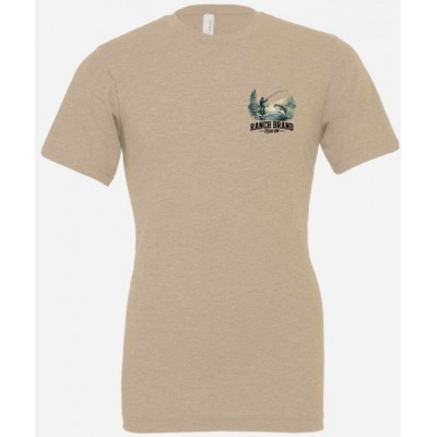 RANCH BRAND - T-Shirt Homme Fish On 5 - Tan