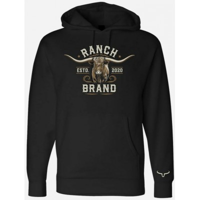 RANCH BRAND - Hoodie Unisexe Steer 3 - Noir
