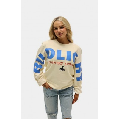 COUNTRY LIBERTY - Crewneck Unisexe Natural Block
