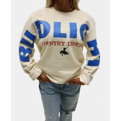 COUNTRY LIBERTY - Crewneck Unisexe Natural Block