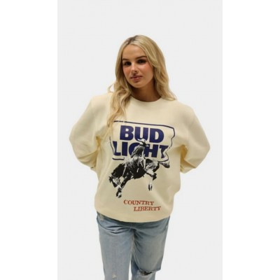 COUNTRY LIBERTY - Crewneck Unisexe Natural Maverick