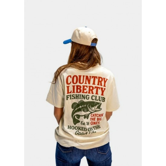 COUNTRY LIBERTY - T-Shirt Unisexe Hooked On the Good Life