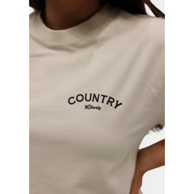 COUNTRY LIBERTY - T-Shirt Unisexe Natural Saddle