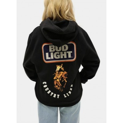 COUNTRY LIBERTY - Hoodie Unisexe Black Wrangler