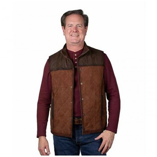 SCULLY - Veste de cuir pour Homme - Brun