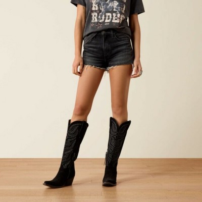 ARIAT - Shorts Taille Haute Calamity Tomboy 3'' -...