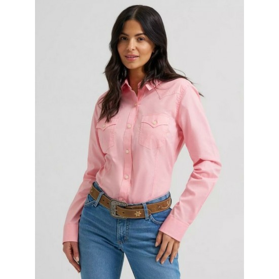 Wrangler® - Chemise Sierra Western Slim - Rose