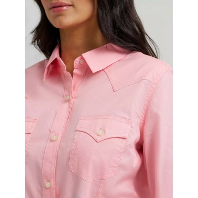 Wrangler® - Chemise Sierra Western Slim - Rose