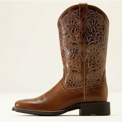 ARIAT - Bottes Round Up Aged Tan