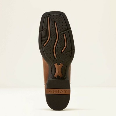 ARIAT - Bottes Round Up Aged Tan