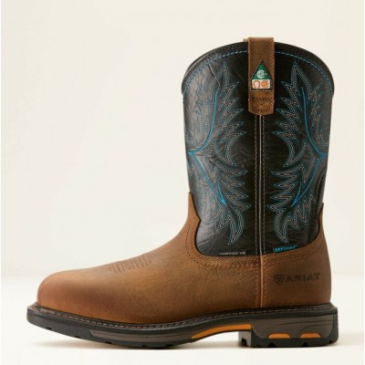 ARIAT - Bottes de Travail WorkHog Composite Toe CSA - Tumbled Bark