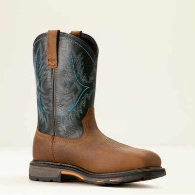 ARIAT - Bottes de Travail WorkHog Composite Toe CSA - Tumbled Bark