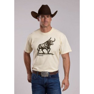 STETSON - T-Shirt Charging Bull 