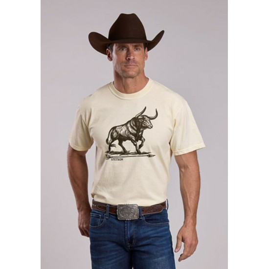 STETSON - T-Shirt Charging Bull 