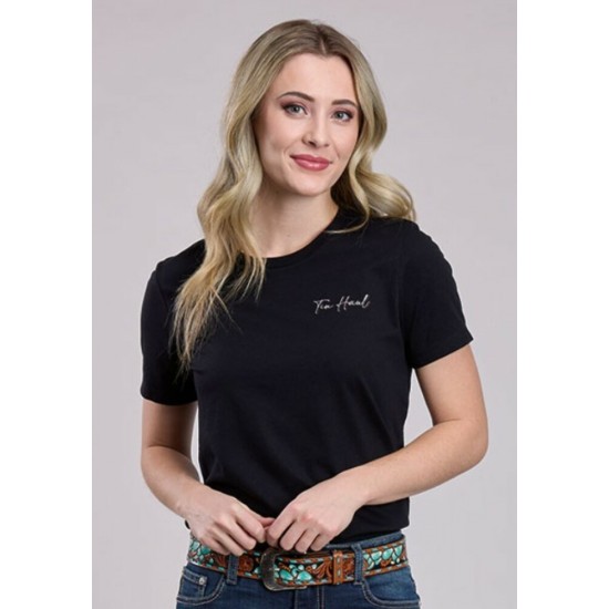Tin Haul - T-Shirt Running Horses - Noir