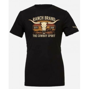 RANCH BRAND - T-shirt Homme Skull 8 - Noir