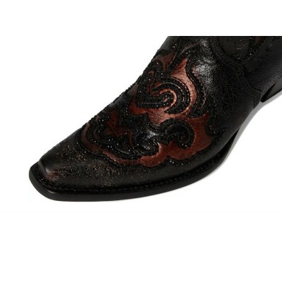 CORRAL - Bottes Noir et Bronze avec Paillettes 