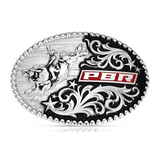 MONTANA SILVERSMITH - Boucle de ceinture Eight Seconds Style PBR
