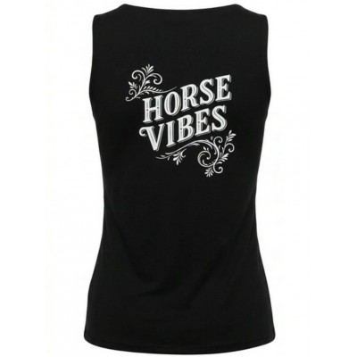 HORSE VIBES - Camisole pour Femme - Noir