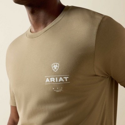 ARIAT - T-Shirt Wooden Diamond Flag