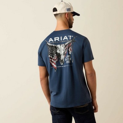 ARIAT - T-Shirt Longhorn Patriot Bravery