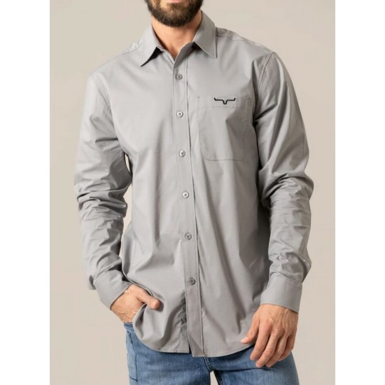 KIMES RANCH - Chemise KR Team - Gris