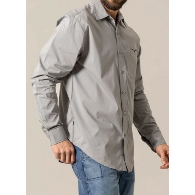 KIMES RANCH - Chemise KR Team - Gris