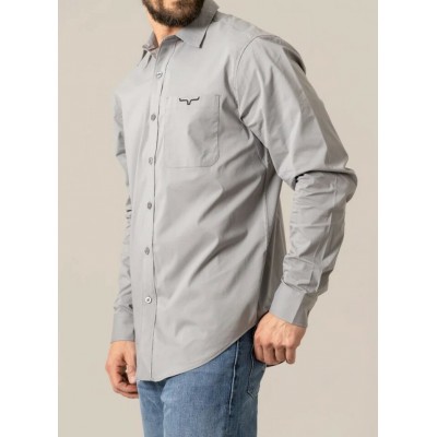 KIMES RANCH - Chemise KR Team - Gris