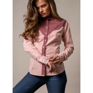 KIMES RANCH - Chemise Birdie - Rose Pâle 