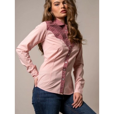 KIMES RANCH - Chemise Birdie - Rose Pâle 
