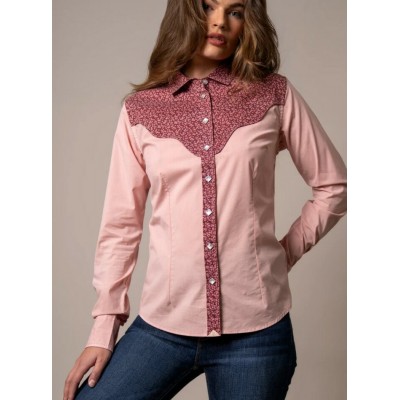 KIMES RANCH - Chemise Birdie - Rose Pâle 
