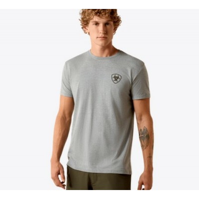 ARIAT - T-shirt avec Badge Bannière - Ice Berg