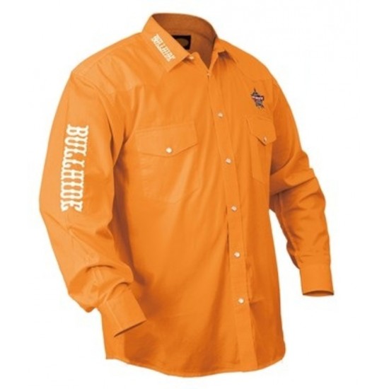 BULLHIDE - Chemise Western PBR - Orange