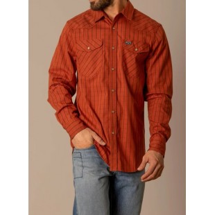 KIMES RANCH - Chemise Smalls - Rouge Brique