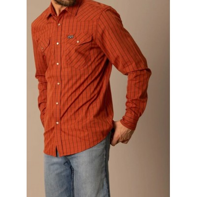 KIMES RANCH - Chemise Smalls - Rouge Brique