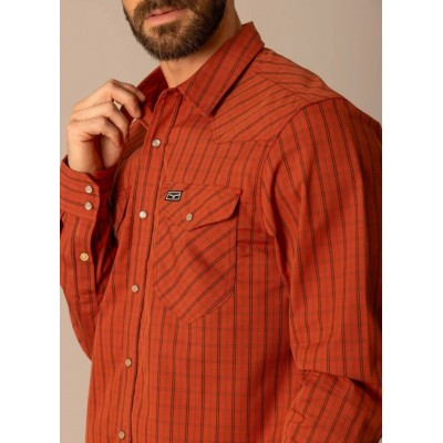 KIMES RANCH - Chemise Smalls - Rouge Brique