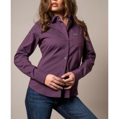 KIMES RANCH - Chemise Ladies Linville - Plum