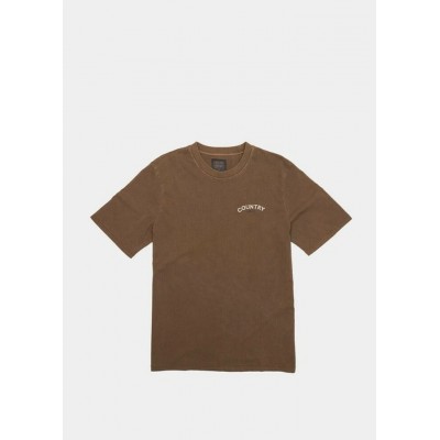 COUNTRY LIBERTY - T-Shirt Unisexe Washed Brown Saddle Bronc