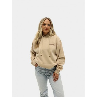 COUNTRY LIBERTY - Hoodie Unisexe Light Brown Saddle