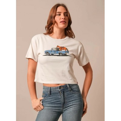 KIMES RANCH - T-Shirt Lucky B Pick Up - Bone