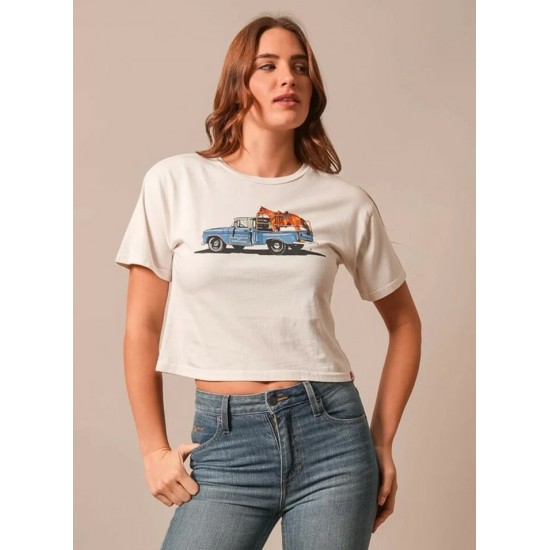 KIMES RANCH - T-Shirt Lucky B Pick Up - Bone