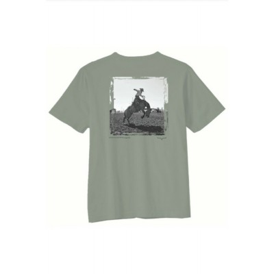 KIMES RANCH - T-Shirt SS Bronc Ride - Sage