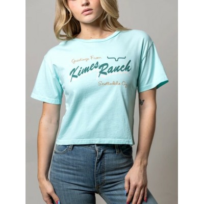 KIMES RANCH - T-Shirt Lucky B Greetings - Menthe